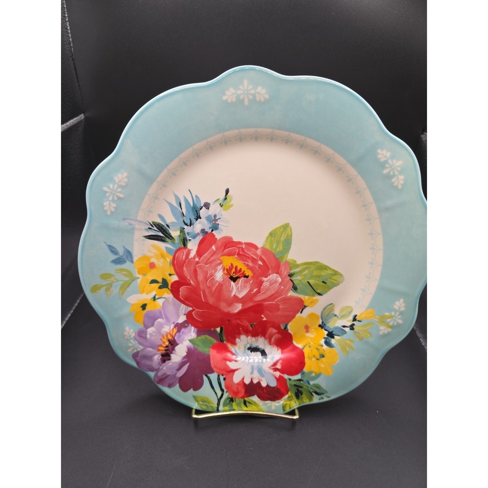 The Pioneer Woman SWEET ROMANCE BLOSSOM Ceramic Dinner Plate 10 3/4"